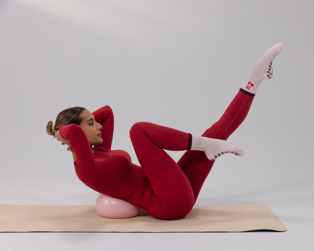 Red Cherry Grip Sock