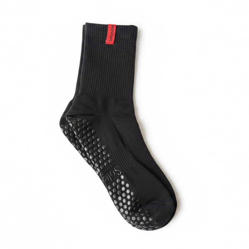 Solemates Core - Black Grip Socks for Men
