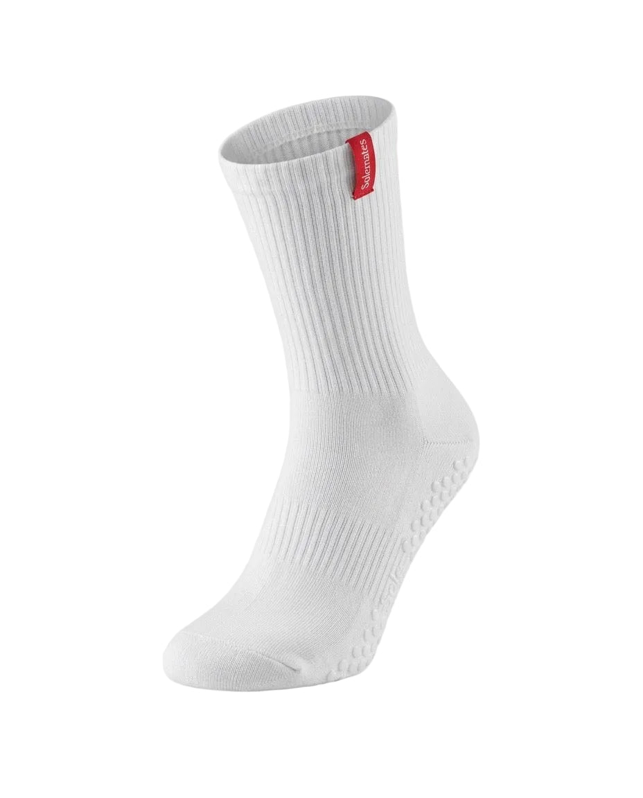 Solemates Core - White Grip Socks for Men