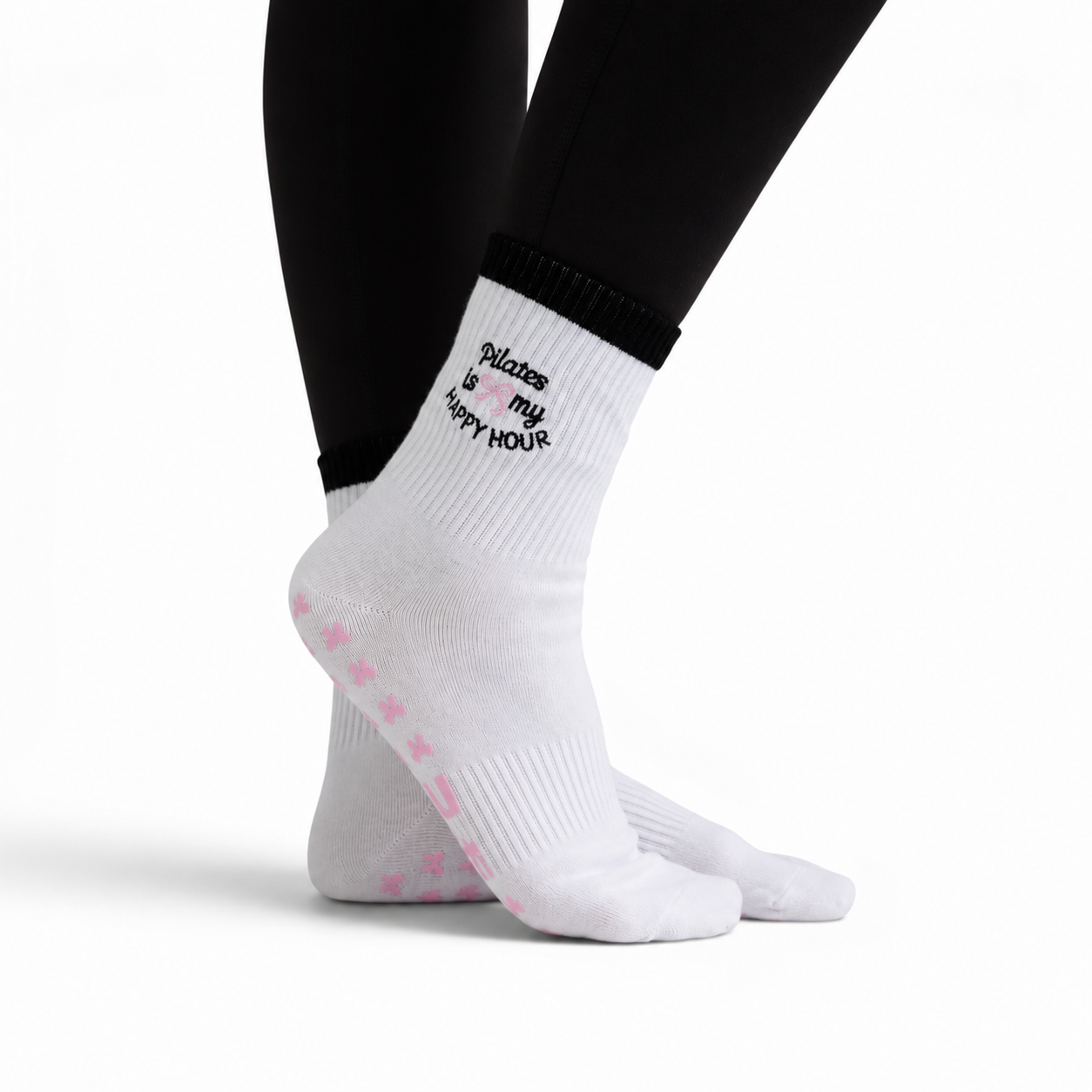 Pilates is my happy hour Grip Sock