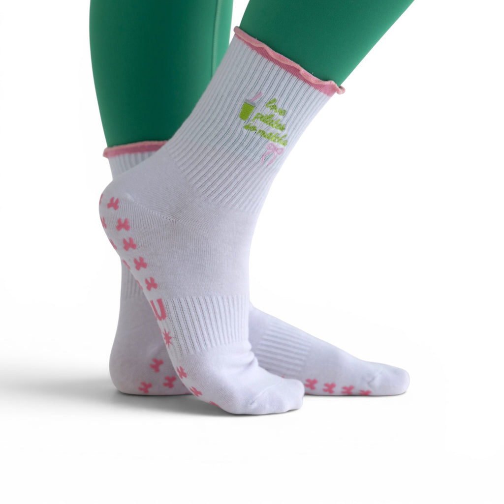Love Pilates & Matcha Grip Sock