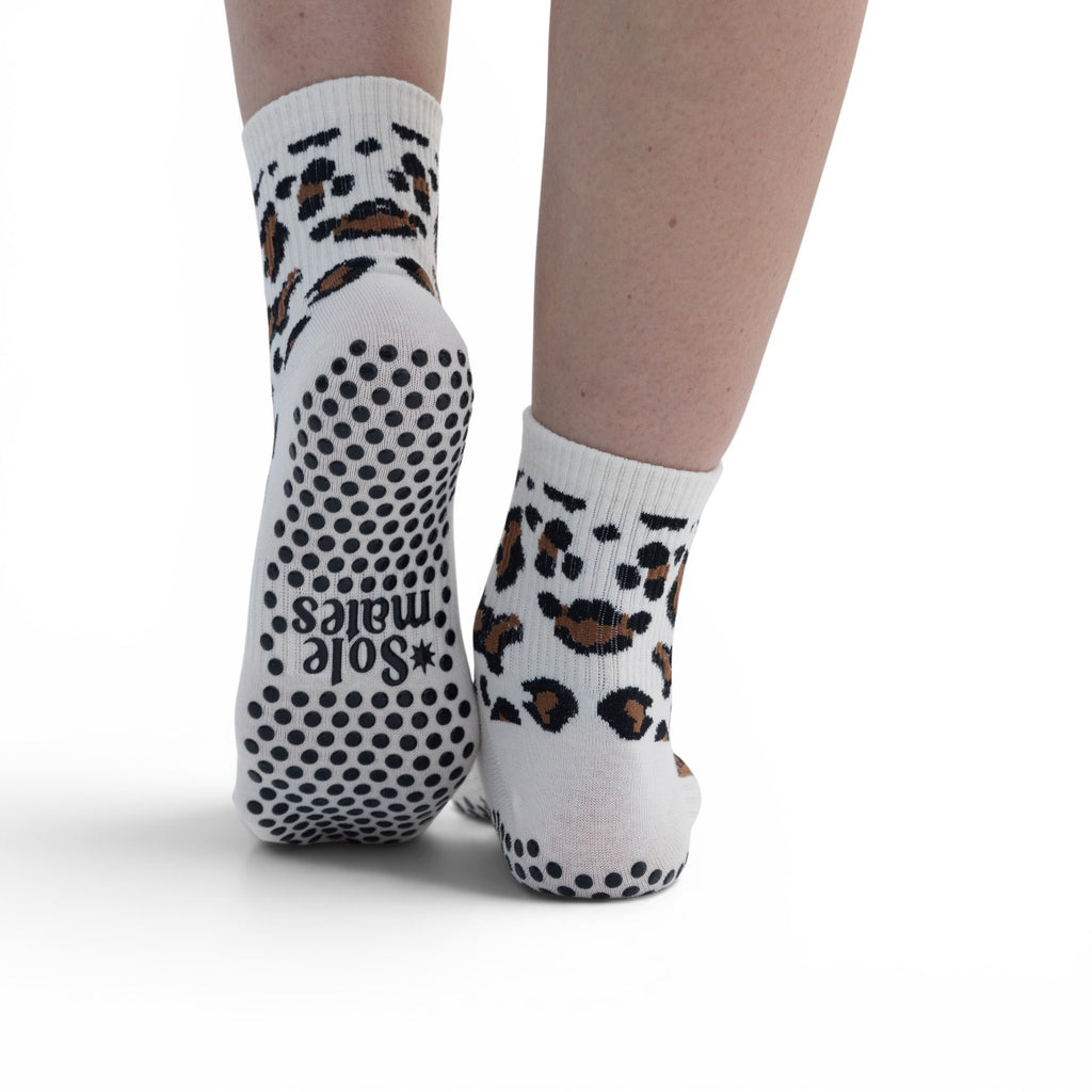 Leopard Grip Sock
